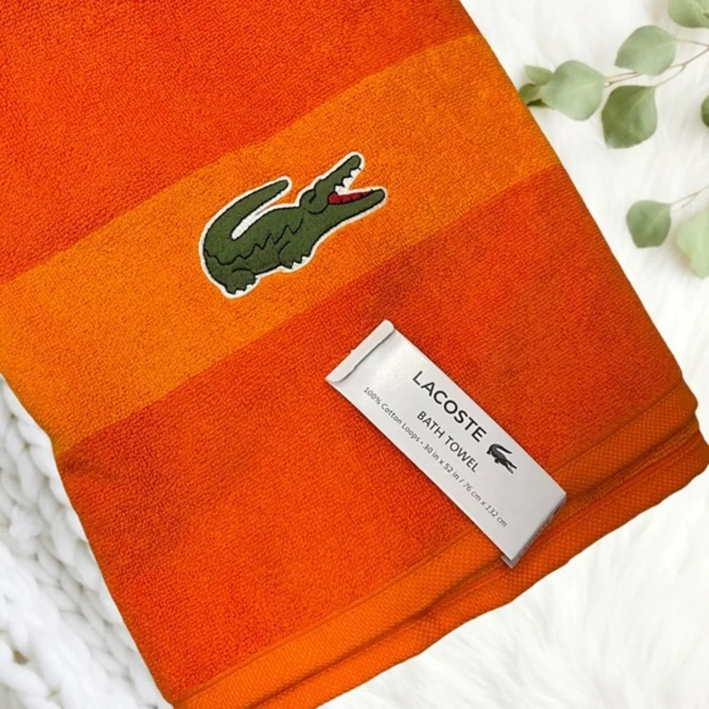 NWT Lacosté 1PC Bath Towel
